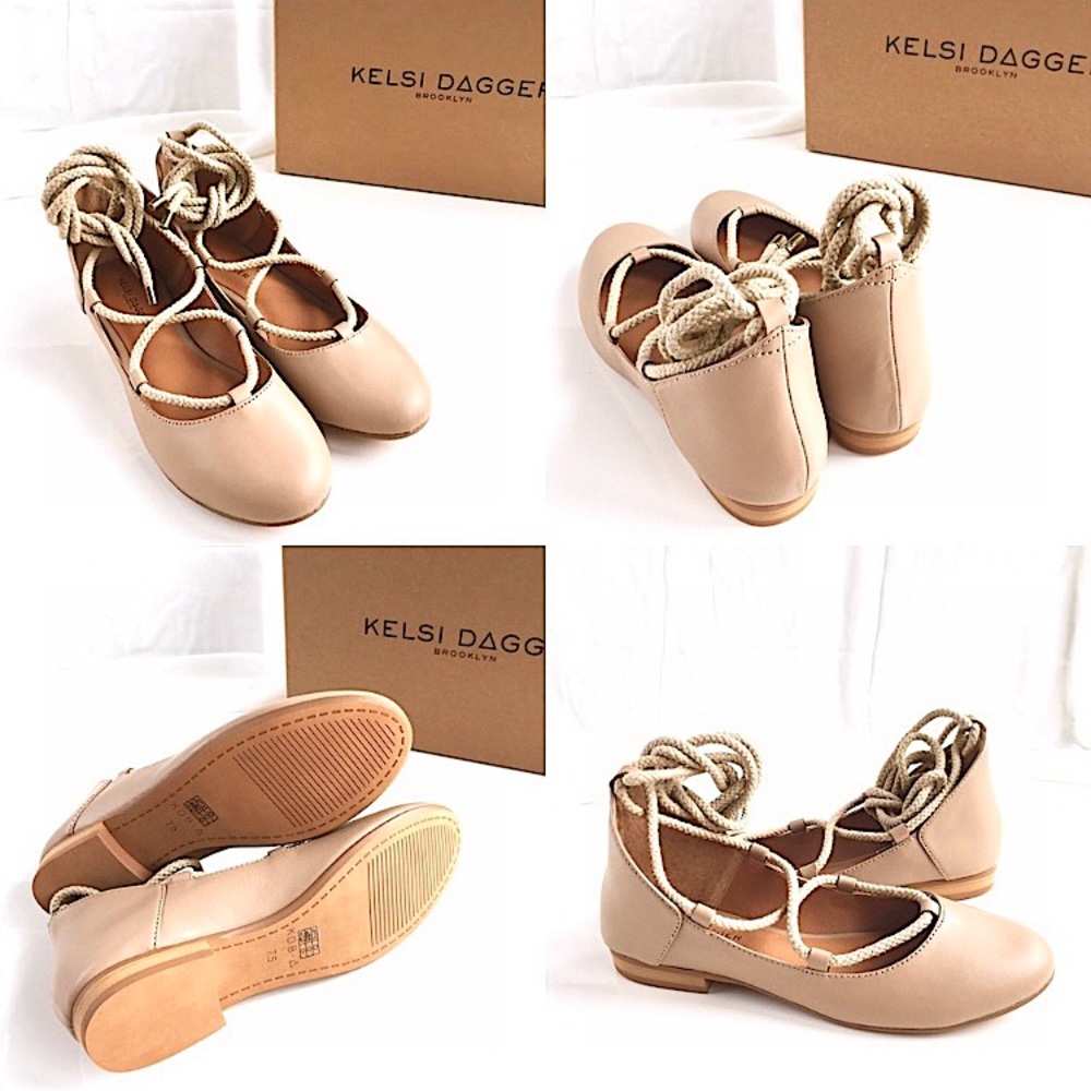 Kelsi Dagger (An Anthropologie Brand) lace up ballet flat